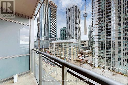 1008 - 11 Brunel Court, Toronto (Waterfront Communities), ON - Outdoor With Balcony With Facade