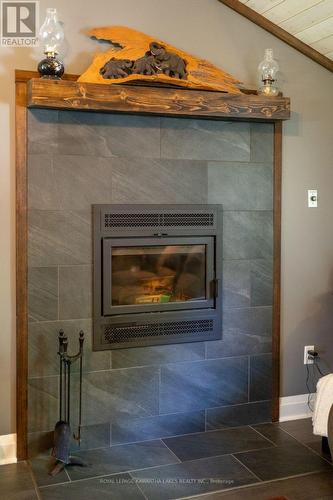 20 Mccreedie Street, Kawartha Lakes, ON - Indoor With Fireplace