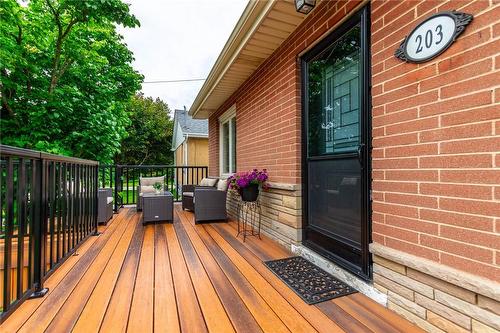 203 West 31St Street, Hamilton, ON - Outdoor With Deck Patio Veranda With Exterior