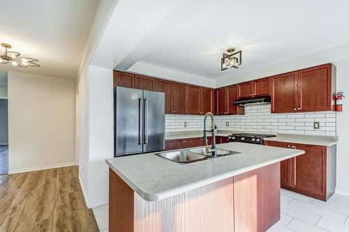 50 Longboat Run W, Brantford, ON - Indoor Photo Showing Kitchen With Double Sink