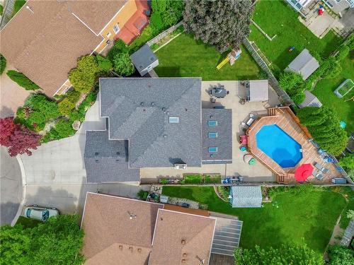 7 Cavalry Court, Hamilton, ON - Outdoor With In Ground Pool With View