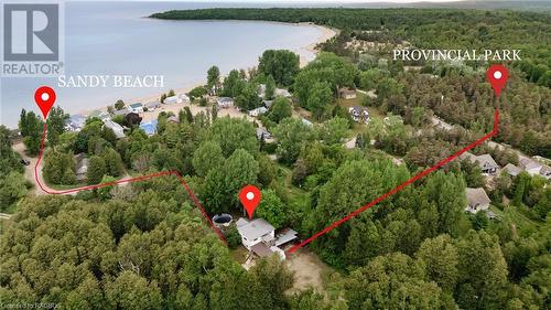 Huge Lot 133 x 264 - 14 Victoria Street, Inverhuron, ON -  With View