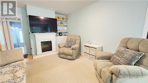 14 Victoria Street, Inverhuron, ON - Indoor Photo Showing Living Room With Fireplace