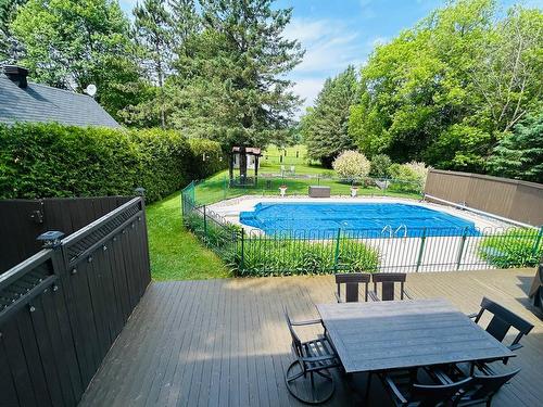 Cour - 743 Rue Principale, Lachute, QC - Outdoor With In Ground Pool With Backyard