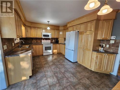 624 3Rd Avenue, Grand-Sault/Grand Falls, NB - Indoor Photo Showing Kitchen With Double Sink