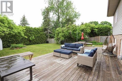 125 Louise Ave, Sault Ste. Marie, ON - Outdoor With Deck Patio Veranda With Backyard