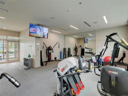 1105-777 Belleville St, Victoria, BC - Indoor Photo Showing Gym Room