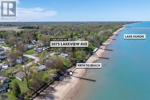 3075 Lake View Avenue, Plympton-Wyoming, ON - Outdoor With Body Of Water With View