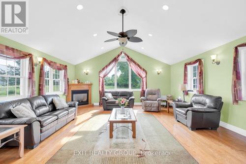 2579 Harmony Road, Tyendinaga, ON - Indoor Photo Showing Living Room With Fireplace