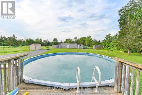 2579 Harmony Road, Tyendinaga, ON - Outdoor With Above Ground Pool With Backyard