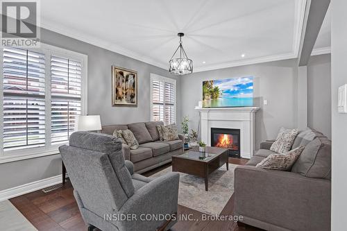 88 Faris Street, Bradford West Gwillimbury, ON - Indoor Photo Showing Living Room With Fireplace