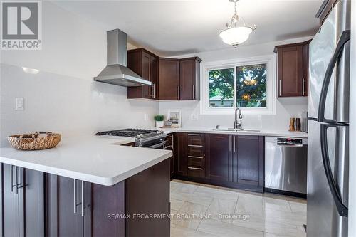 287 Templemead Drive, Hamilton, ON - Indoor Photo Showing Kitchen With Upgraded Kitchen