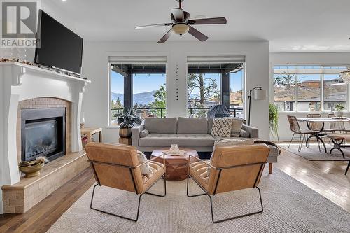 2488 Stone Grove Crescent, West Kelowna, BC - Indoor Photo Showing Living Room With Fireplace