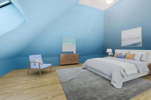 virtually staged - 42 Princess Street, Hamilton, ON - Indoor Photo Showing Bedroom
