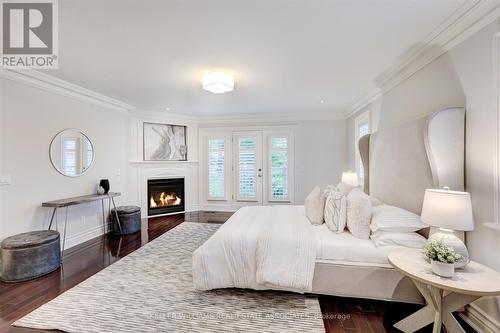 1353 Milton Avenue, Mississauga, ON - Indoor Photo Showing Bedroom With Fireplace