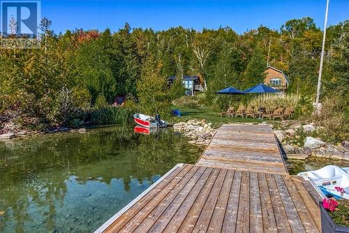 322 Cosby Subdivision Road, Mindemoya, ON - Outdoor With Body Of Water With Deck Patio Veranda With View