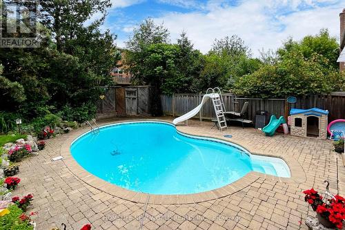 33 Beatty Crescent S, Aurora, ON - Outdoor With In Ground Pool With Deck Patio Veranda With Backyard