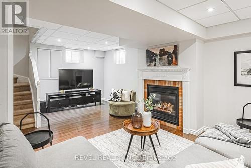 1875 Stevington Crescent, Mississauga, ON - Indoor Photo Showing Living Room With Fireplace