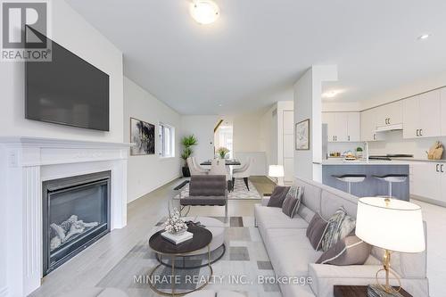 3945 Leonardo Street, Burlington, ON - Indoor Photo Showing Living Room With Fireplace