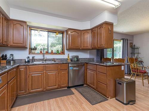 3924 & 3926 Cambrai Rd, Duncan, BC - Indoor Photo Showing Kitchen With Double Sink