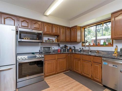 3924 & 3926 Cambrai Rd, Duncan, BC - Indoor Photo Showing Kitchen With Double Sink