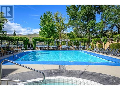 7343 Okanagan Landing Road Unit# 1218, Vernon, BC - Outdoor With In Ground Pool With Backyard