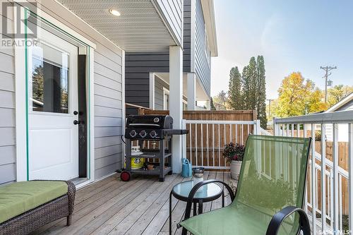 1402 Wiggins Avenue S, Saskatoon, SK - Outdoor With Deck Patio Veranda With Exterior