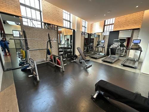 Salle d'exercice - 403-1188 Rue St-Antoine O., Montréal (Ville-Marie), QC - Indoor Photo Showing Gym Room