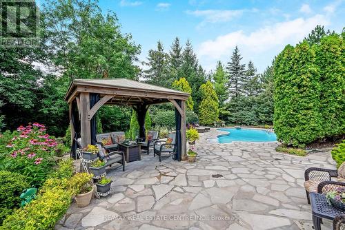 15 Trillium Terrace, Halton Hills, ON - Outdoor With In Ground Pool With Backyard