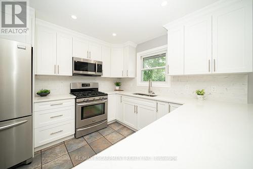 445 Powerline Road, Brantford, ON - Indoor Photo Showing Kitchen With Stainless Steel Kitchen With Double Sink