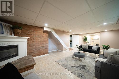 445 Powerline Road, Brantford, ON - Indoor With Fireplace