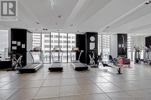 508 - 8 Eglinton Avenue E, Toronto, ON - Indoor Photo Showing Gym Room