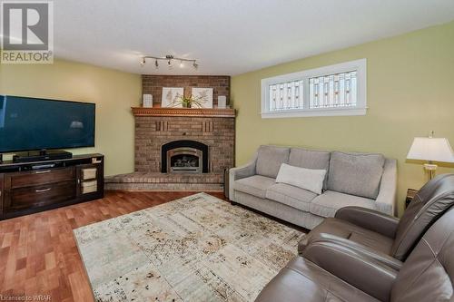48 Windermere Court, Kitchener, ON - Indoor Photo Showing Living Room With Fireplace