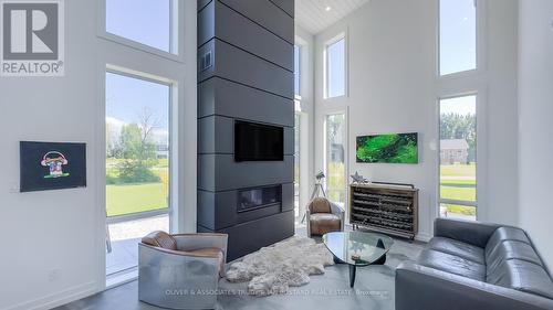 71858 Sunridge Crescent, Bluewater (Hay Twp), ON - Indoor Photo Showing Living Room With Fireplace