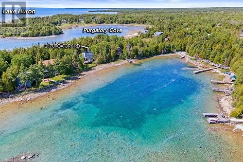 21 Purgatory Road, Northern Bruce Peninsula, ON - Outdoor With Body Of Water With View