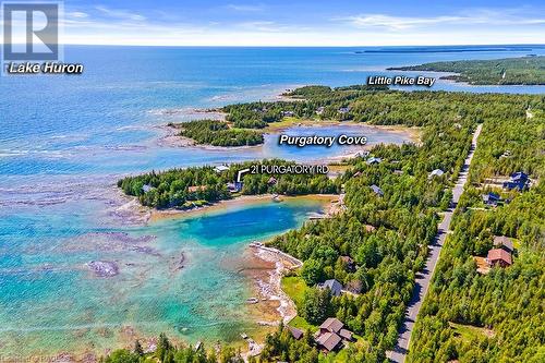 21 Purgatory Road, Northern Bruce Peninsula, ON - Outdoor With Body Of Water With View