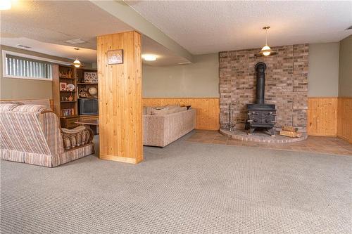 2740 South Grimsby #18 Road, West Lincoln, ON - Indoor With Fireplace