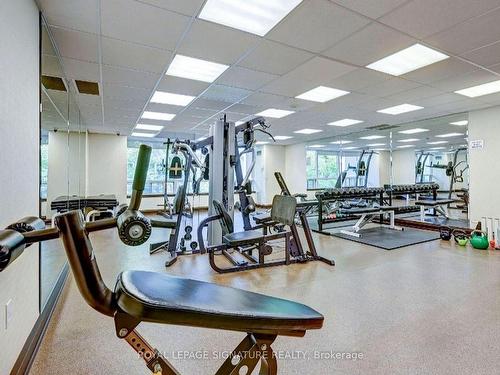 401-2 Rean Dr, Toronto, ON - Indoor Photo Showing Gym Room