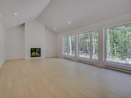 Vue d'ensemble - Ch. Du Golf, Sainte-Lucie-Des-Laurentides, QC - Indoor Photo Showing Living Room With Fireplace