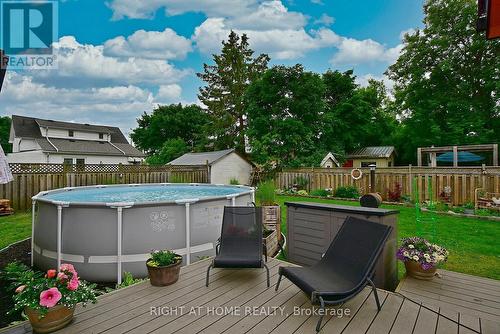 45 Queen Street, Kawartha Lakes, ON - Outdoor With Above Ground Pool