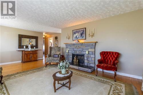 6565 Route 495, Sainte-Marie-De-Kent, NB - Indoor Photo Showing Living Room With Fireplace