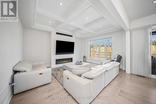 57 Sculpture Garden Lane, Vaughan, ON - Indoor Photo Showing Living Room With Fireplace