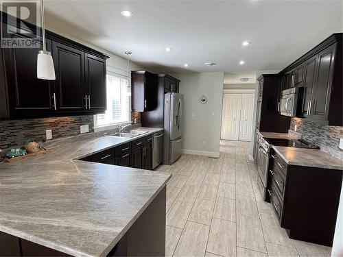 146 Holland Drive, Moncton, NB - Indoor Photo Showing Kitchen With Double Sink