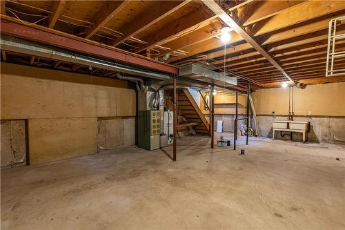 Lower Level with rough-in for fireplace. - 232 Windsor Street, Welland, ON - Indoor Photo Showing Basement