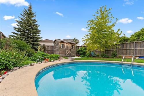 55 Lyonsgate Cove, Winnipeg, MB - Outdoor With In Ground Pool With Backyard