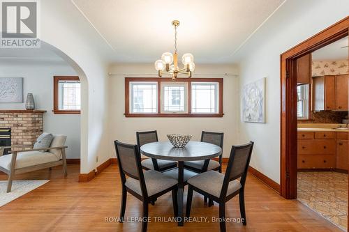 48 Thomas Janes Drive, London, ON - Indoor Photo Showing Dining Room With Fireplace