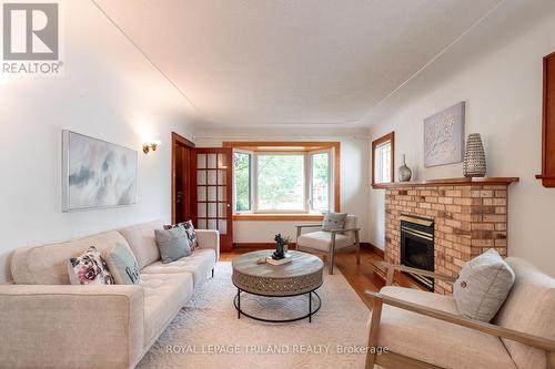 48 Thomas Janes Drive, London, ON - Indoor Photo Showing Living Room With Fireplace