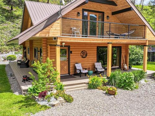 1075 Six Mile Creek Road, Vernon, BC - Outdoor With Deck Patio Veranda With Exterior