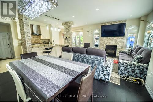 13 Masken Circle, Brampton, ON - Indoor With Fireplace