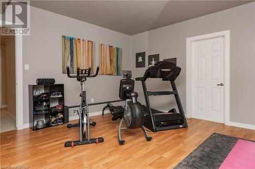 Lower Level - Exercise Room/Bedroom - 155 West Peninsula Road, North Bay, ON - Indoor Photo Showing Gym Room